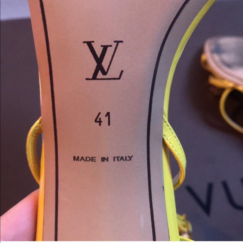 Louis Vuitton Strappy Heels Sandals Shoes Heels - Picture 6 of 7